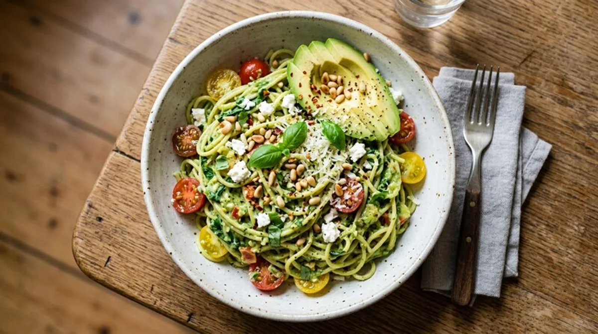 Cannabis Avocado Pasta