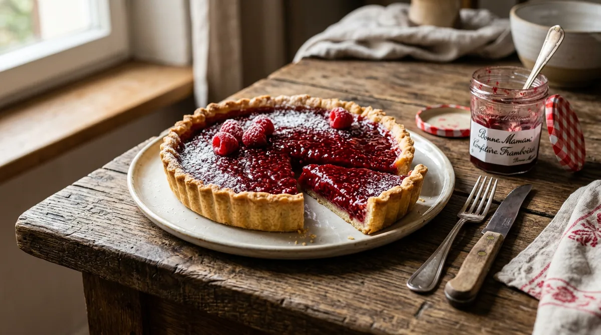 Cannabis Bonne Maman Jam Tart — French & Rustic