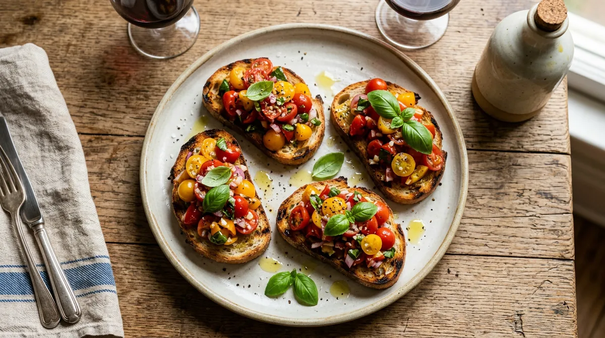 Classic Cannabis Bruschetta