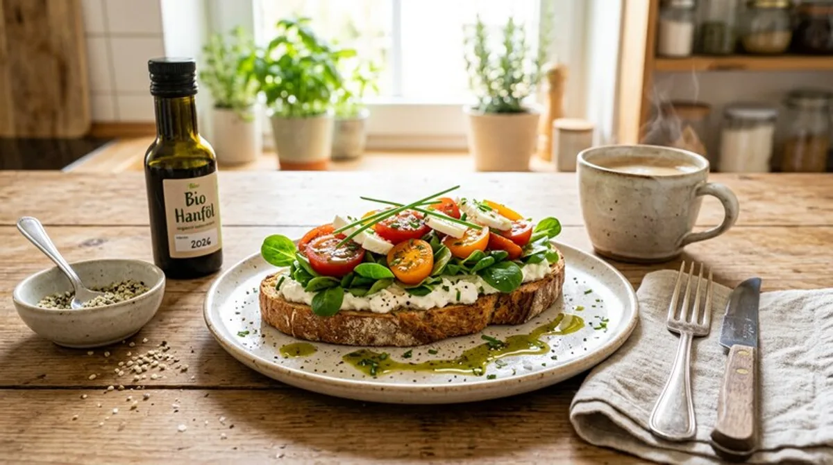Cannabis Breakfast with Shepherd's Cheese