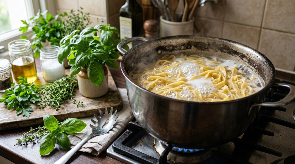 Creamy Infused Lemon Pasta without Cream