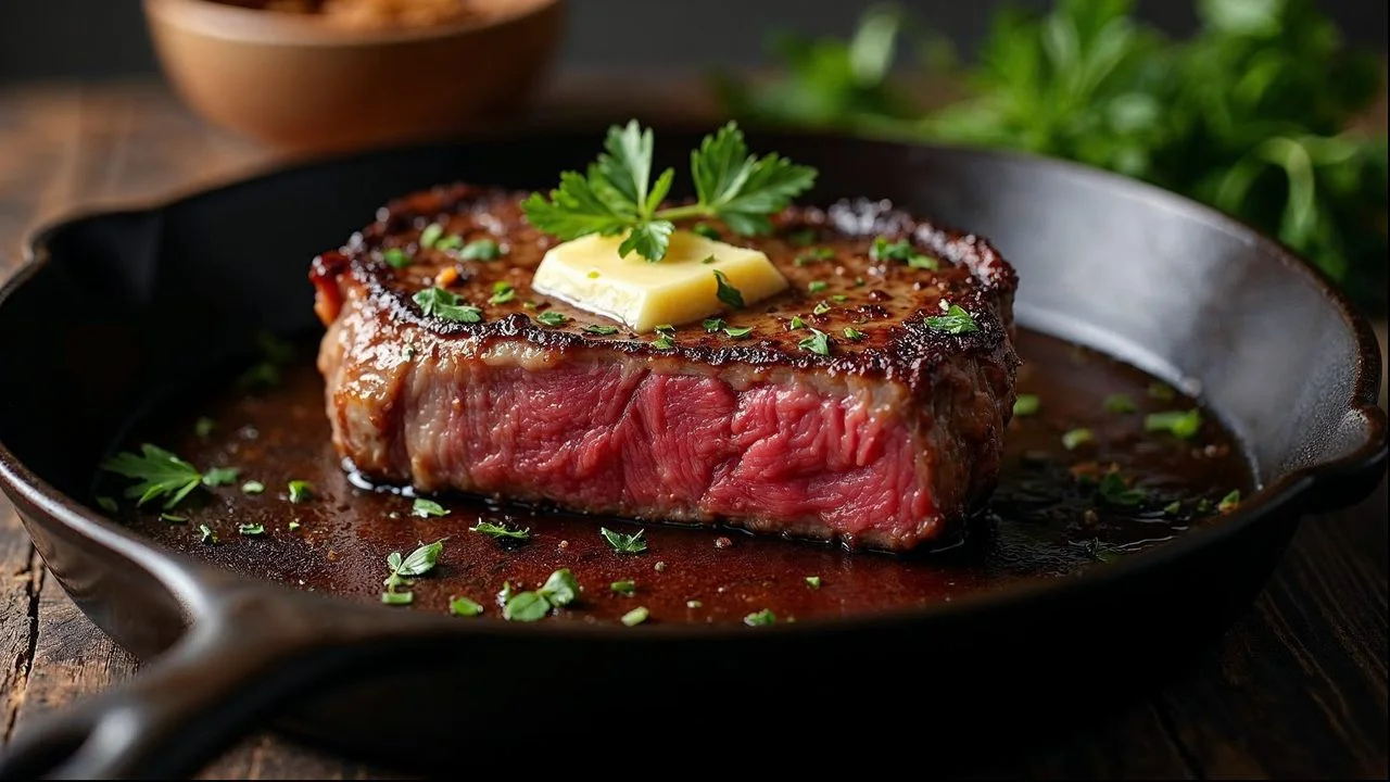 Cannabis Steak with Herb Butter