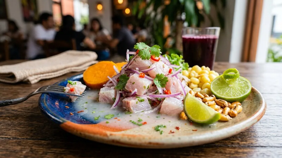 Cannabis-Ceviche mit infundiertem Olivenöl