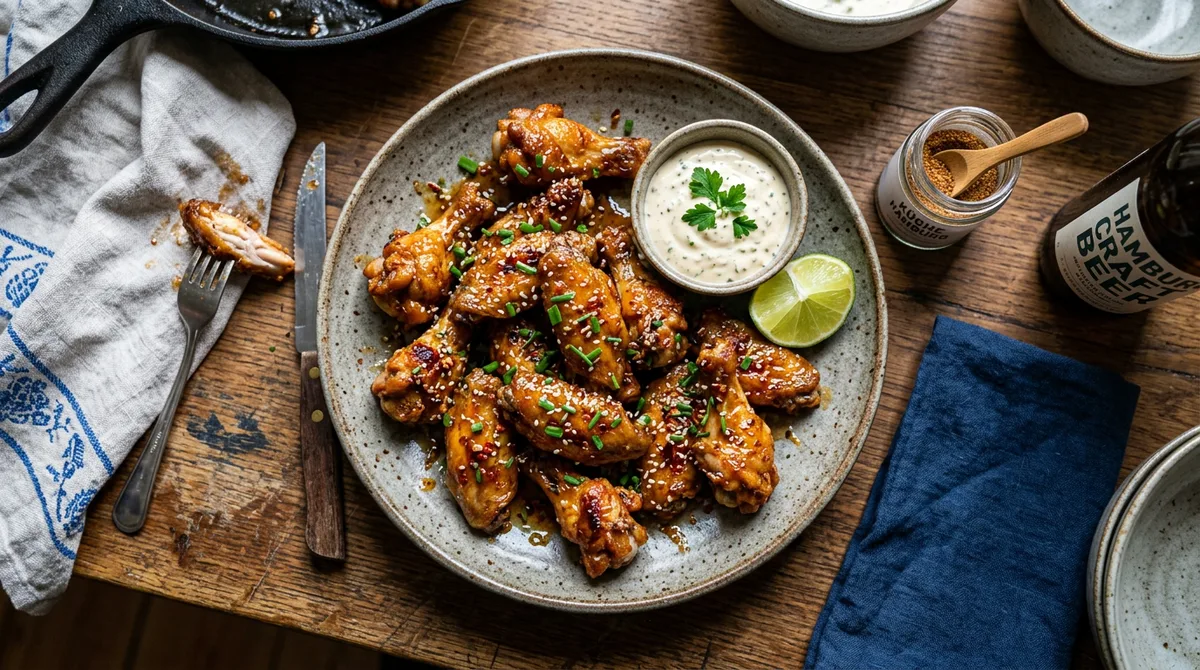 Cannabis Honey Garlic Wings