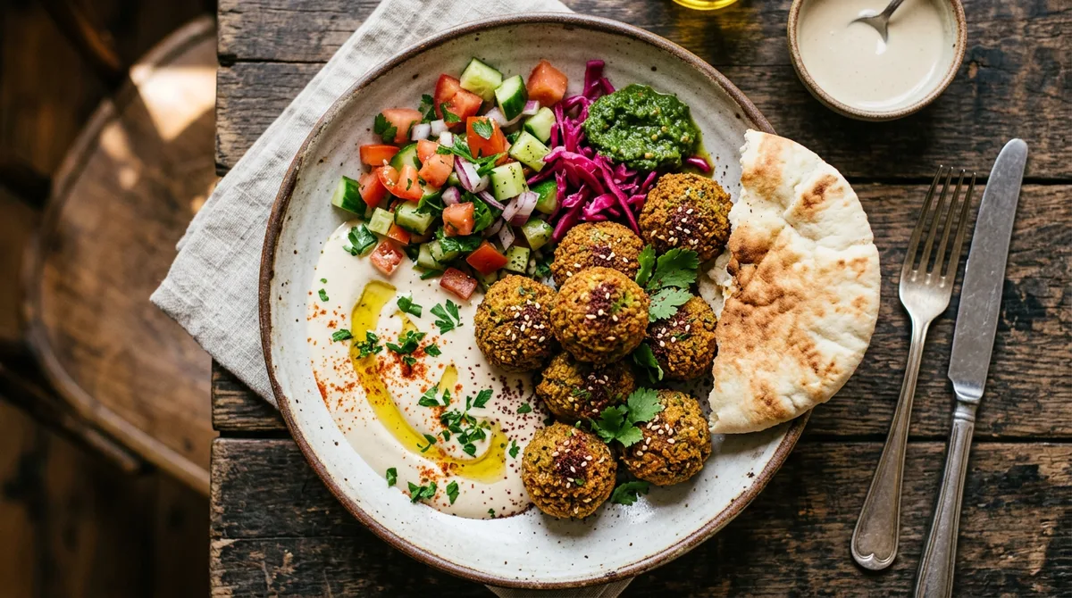 Cannabis Falafel with Tahini