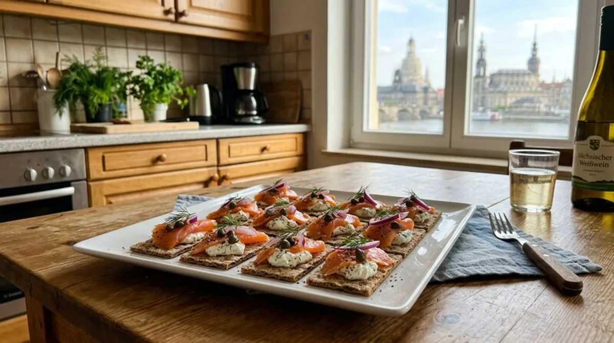 Cannabis Finn Crisp Salmon Bites