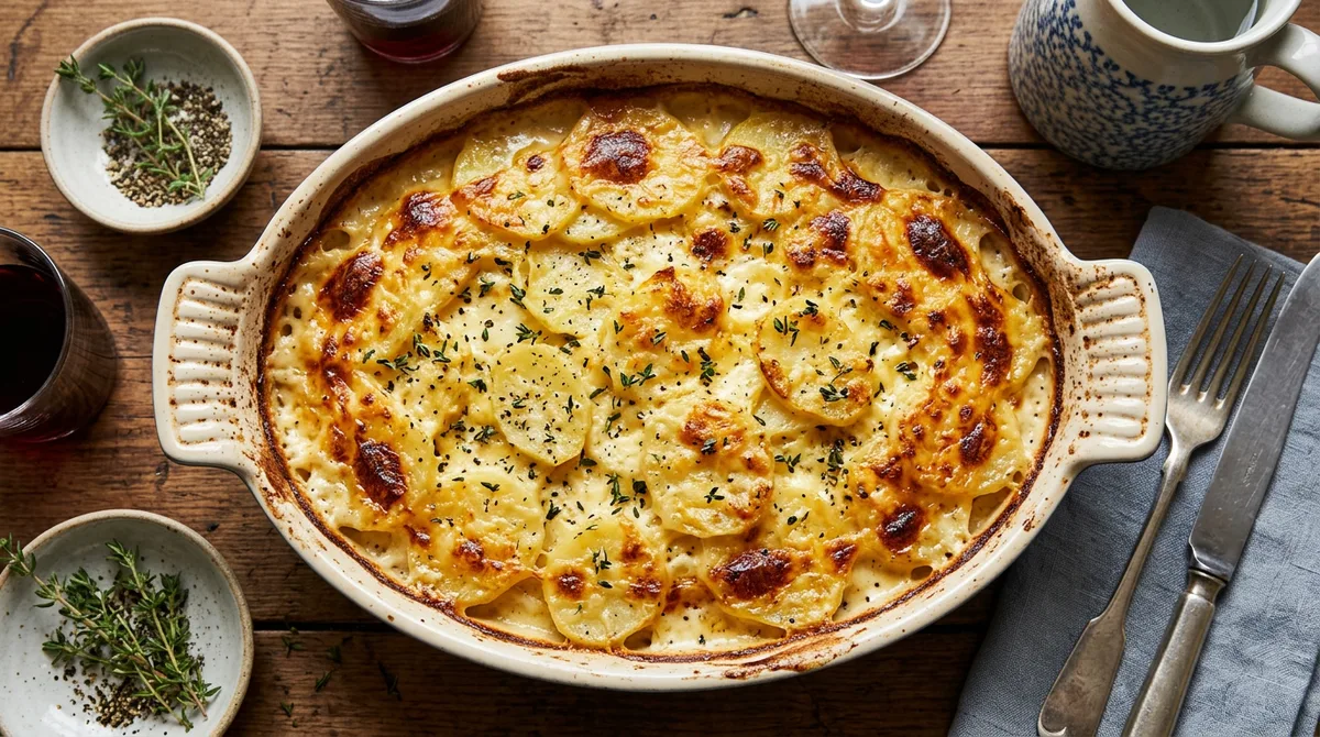 Cannabis Potato Gratin Dauphinois