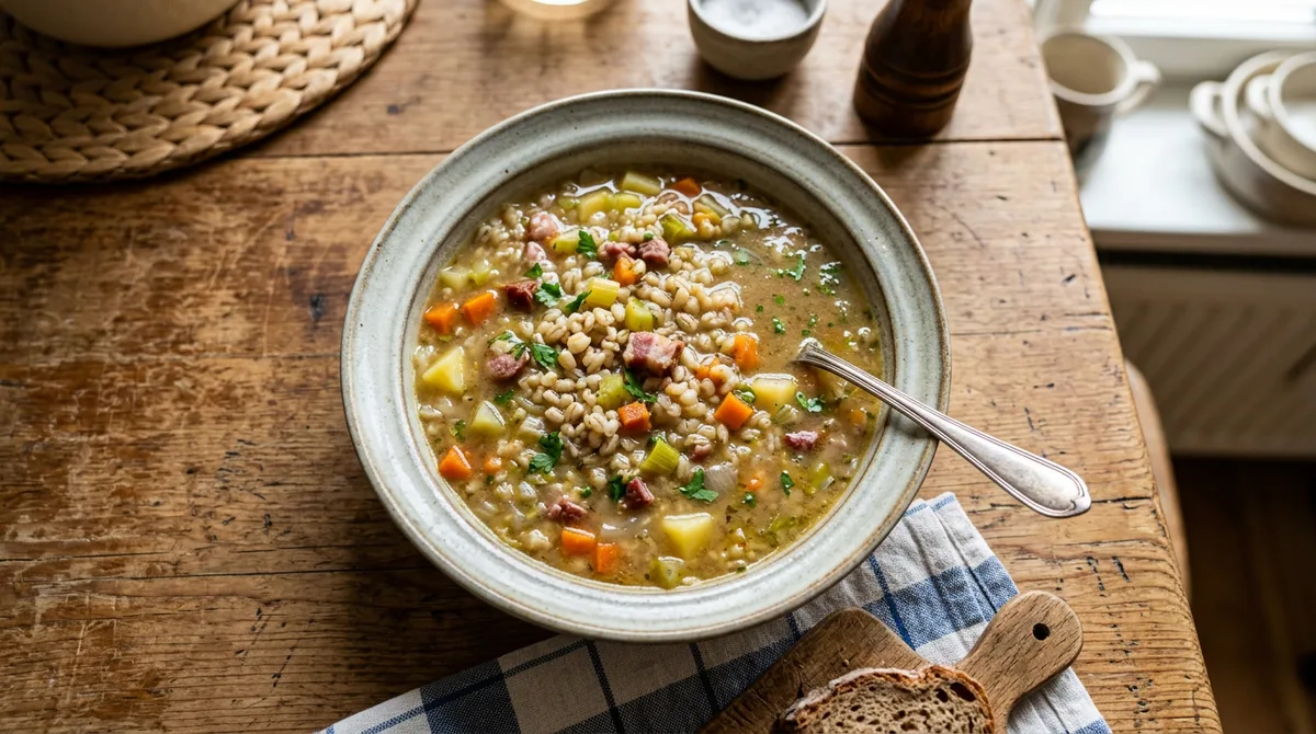 Cannabis Barley Soup