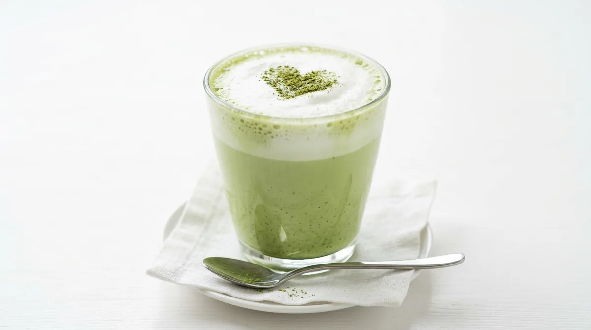 Cannabis Green Tea Latte