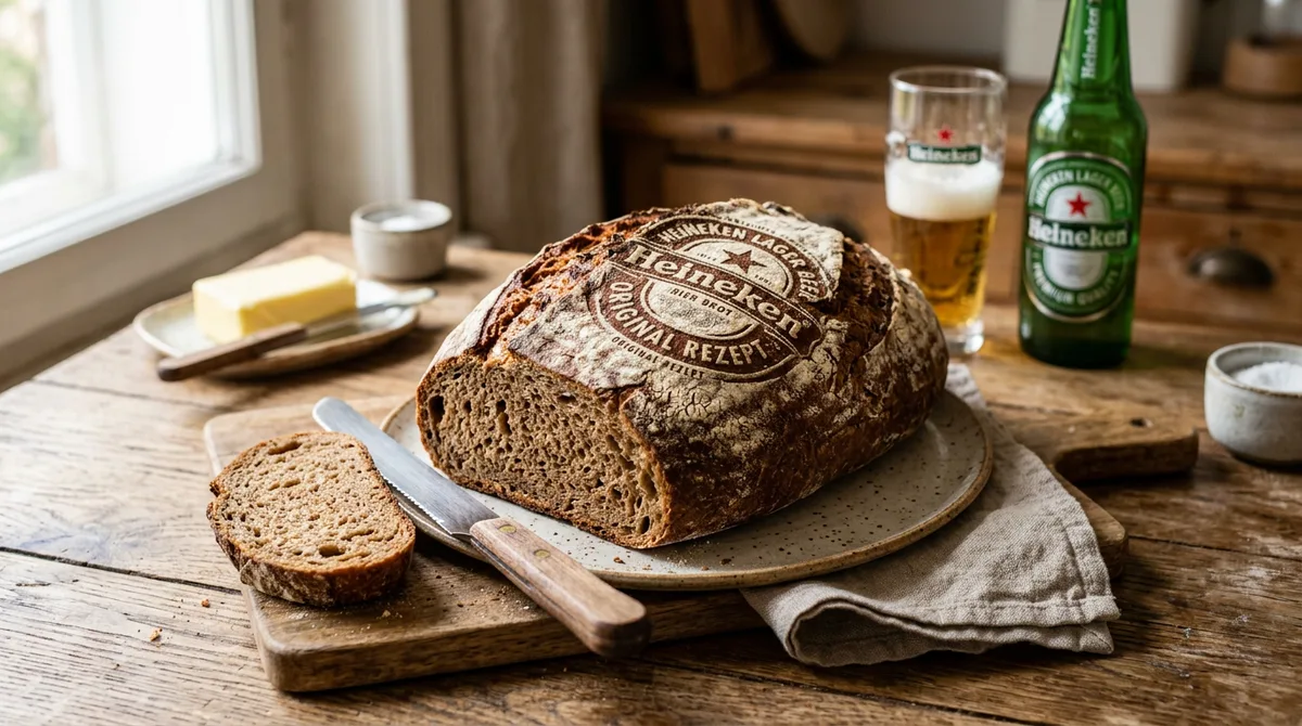 Cannabis Heineken Beer Bread — Hoppy & Savory