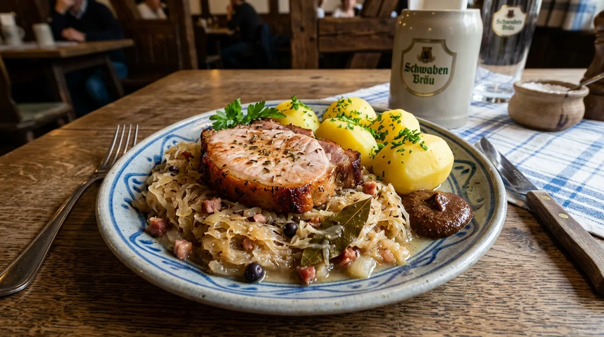 Cannabis Kasseler with Sauerkraut