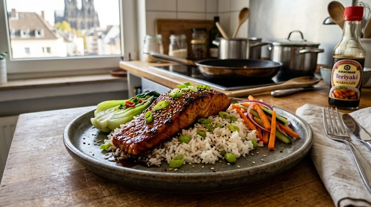 Cannabis Kikkoman Teriyaki Salmon