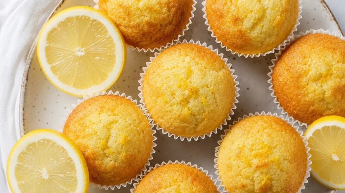 Cannabis-Zitronenmuffins zuckerfrei mit Zen Öl