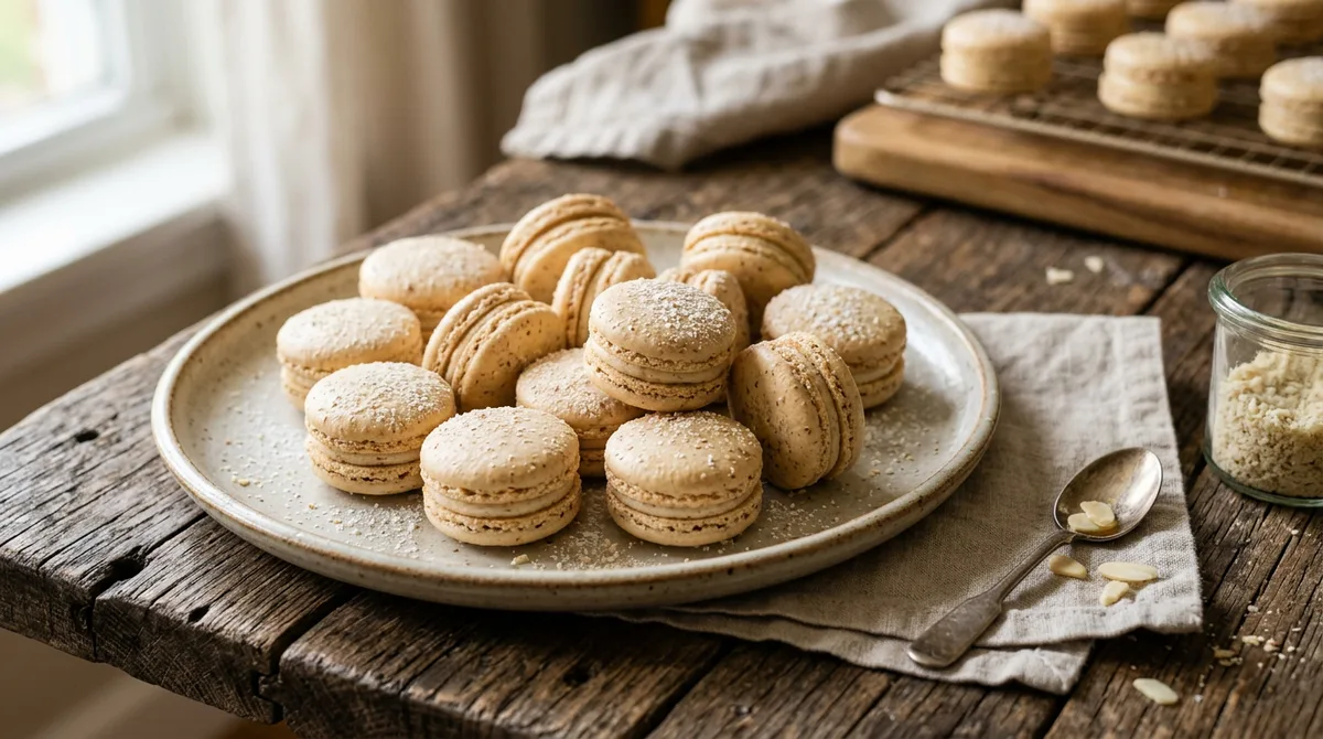 Cannabis Almond Macarons