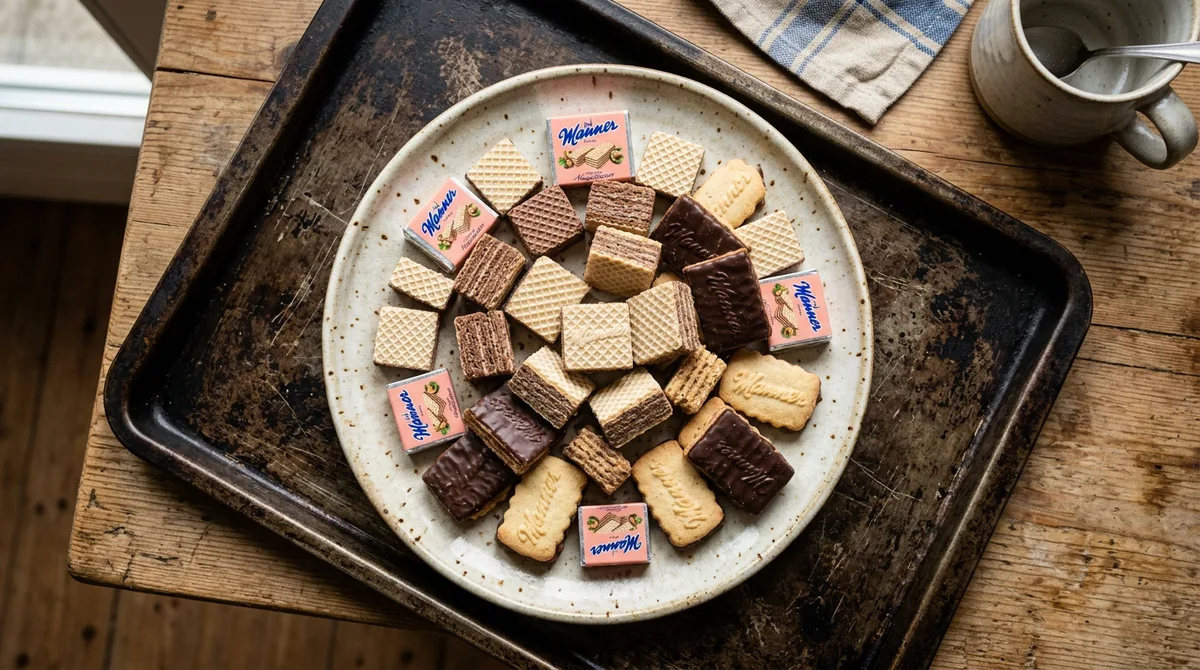 Cannabis Manner Schnitten — Viennese Wafer Cookie