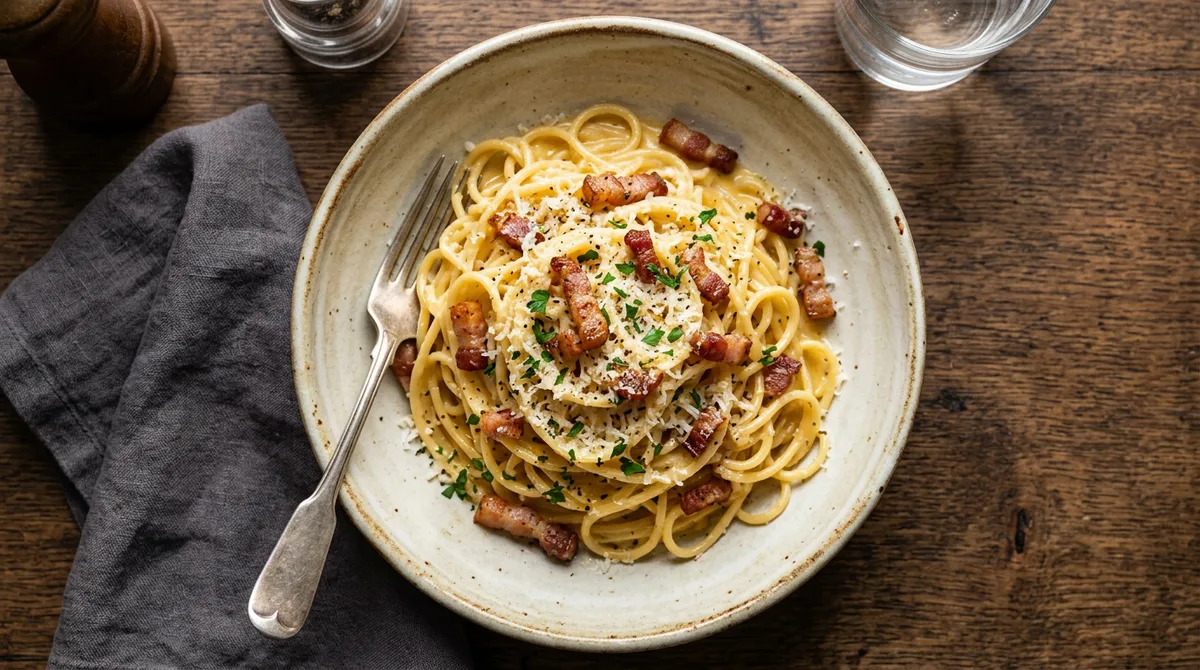 Cannabis Pasta Carbonara