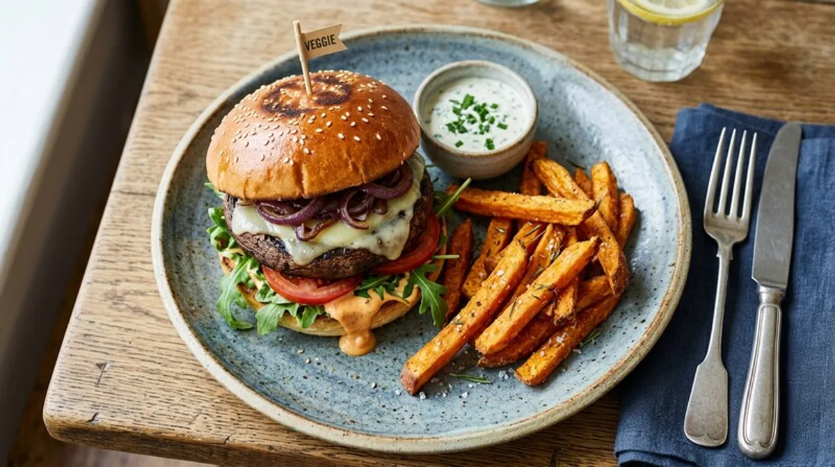 Cannabis Portobello Burger