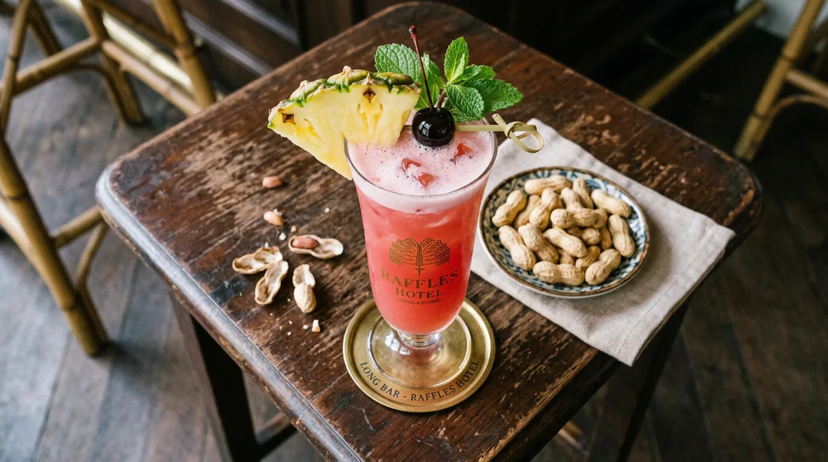 Cannabis Singapore Sling — Raffles Bar Classic