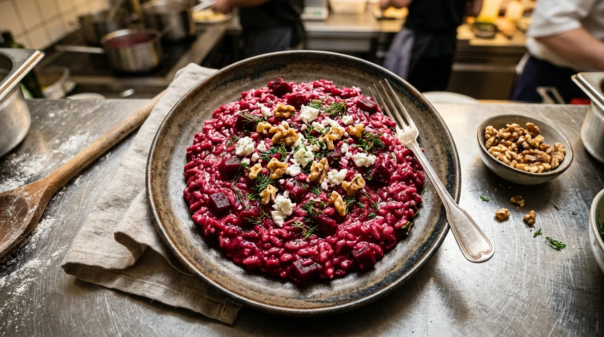 Cannabis Beet Risotto