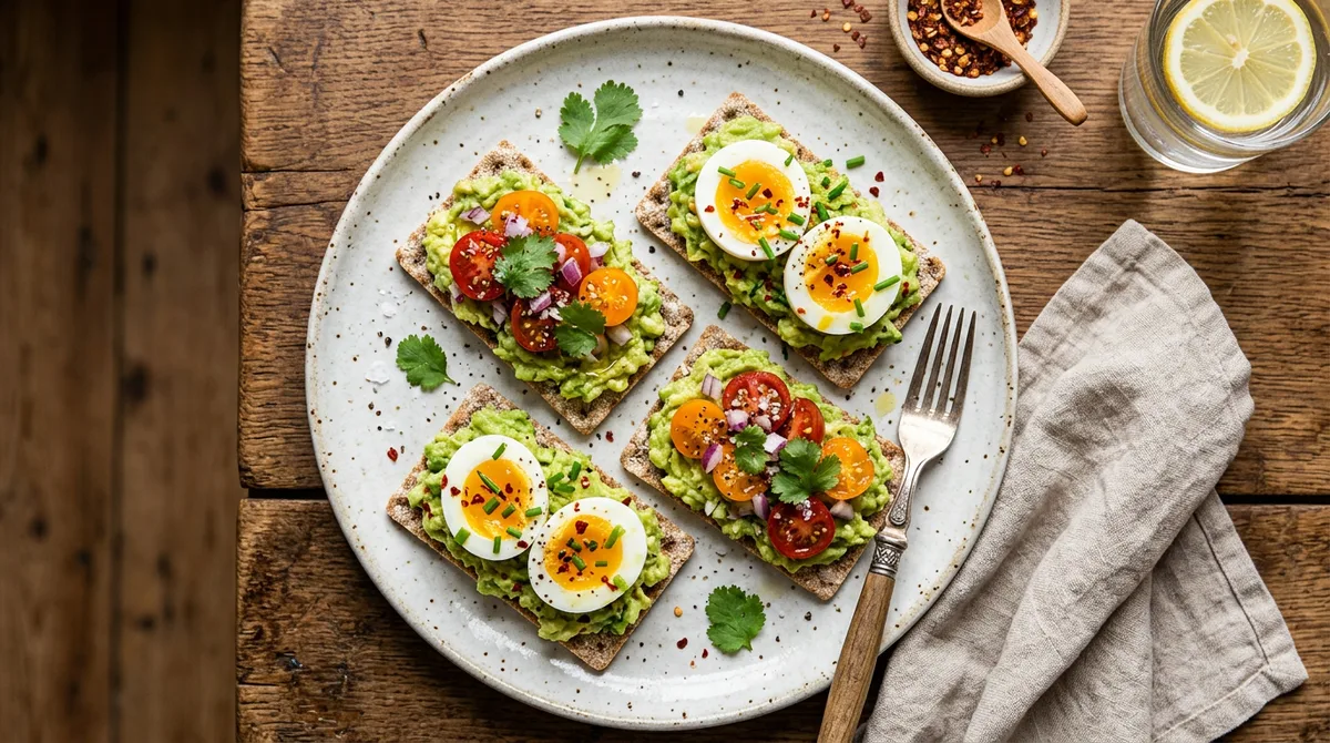 Cannabis Ryvita Avocado Toast