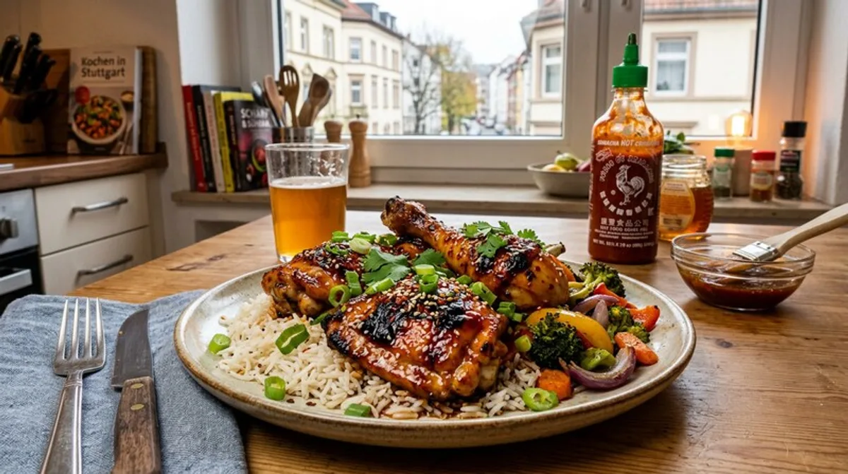 Cannabis Sriracha Honey Chicken
