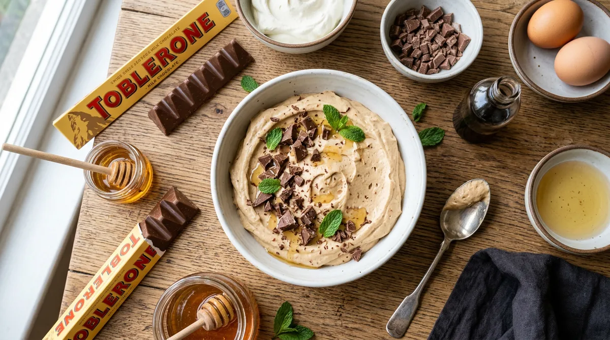 Cannabis Toblerone Honey-Almond Mousse