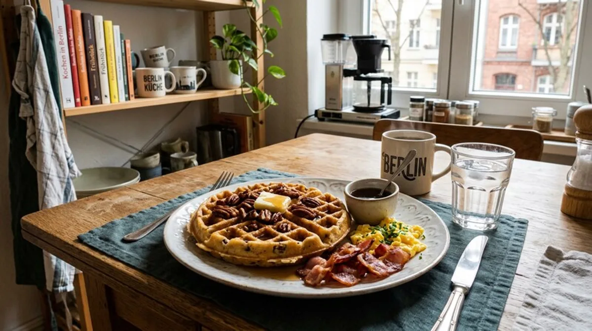 Cannabis Pecan Waffle