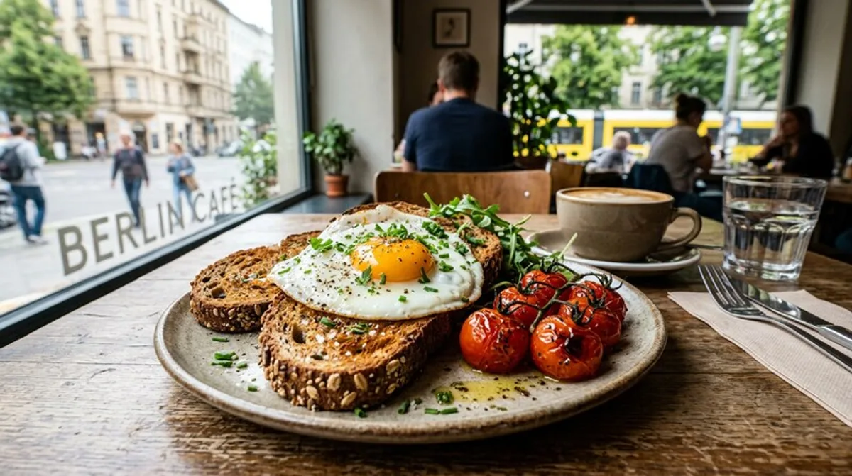 Whole Grain Toast with Fried Egg Cannabis
