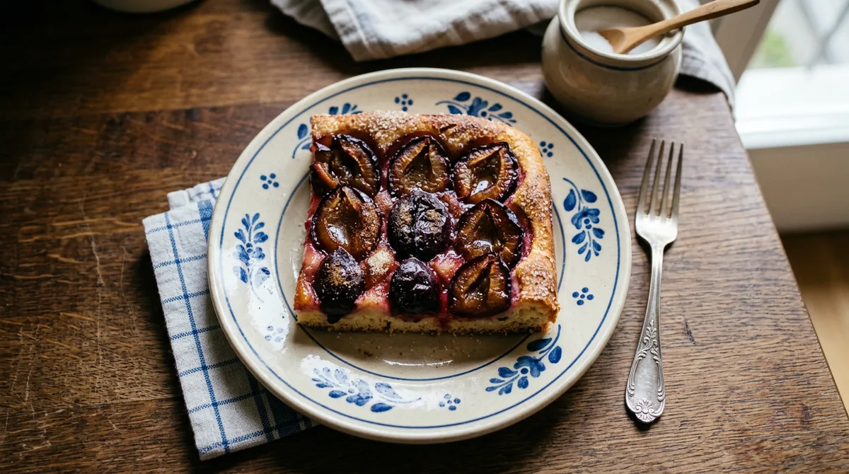 Cannabis Plum Cake