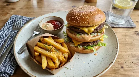 Cannabis Big Mac Style Burger