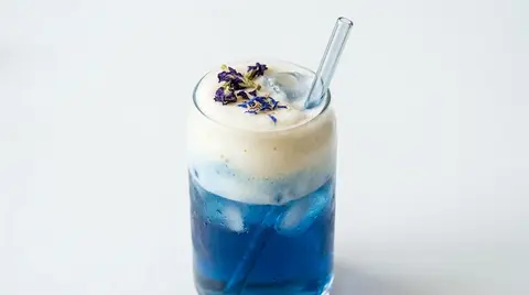 Cannabis Butterfly Pea Latte