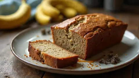 Moist Cannabis Banana Bread