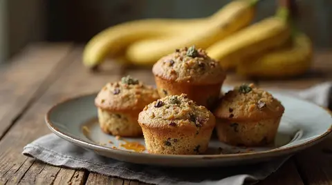 Cannabis Banana Muffins