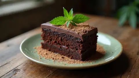 Cannabis Celebrations Chocolate Cake