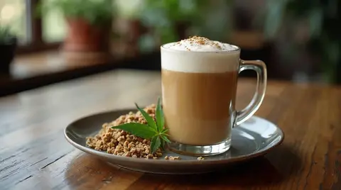 Cannabis Chai Latte