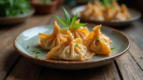Cannabis Dim Sum Gyoza