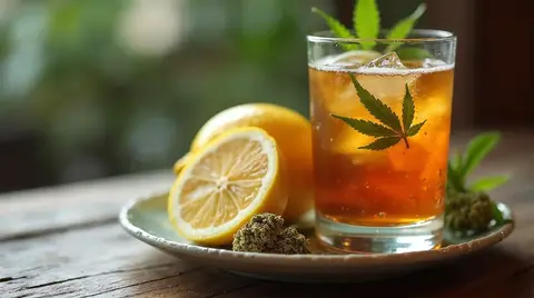 Cannabis Lemon Iced Tea