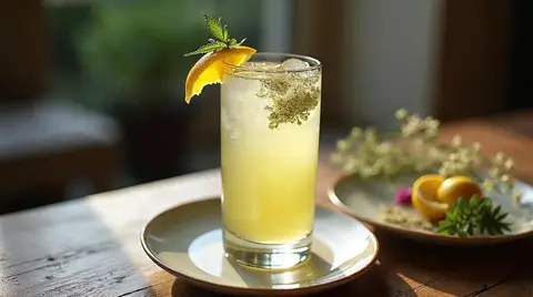 Cannabis Elderflower Spritz