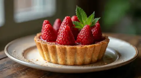Cannabis Strawberry Tart