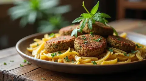 Cannabis Falafel Platter