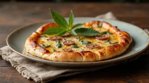 Cannabis Elsatian Flammkuchen
