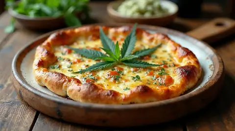 Alsatian Cannabis Flammkuchen