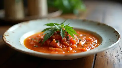 Cannabis Savory Gazpacho