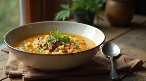 Cannabis Barley Soup