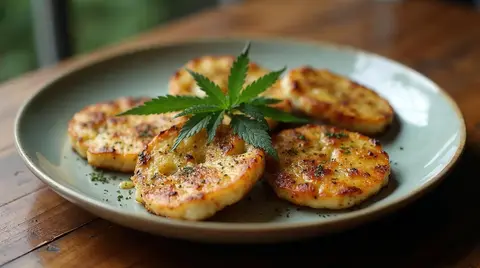 Cannabis Grilled Halloumi