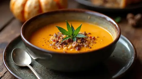 Cannabis Halloween Pumpkin Soup