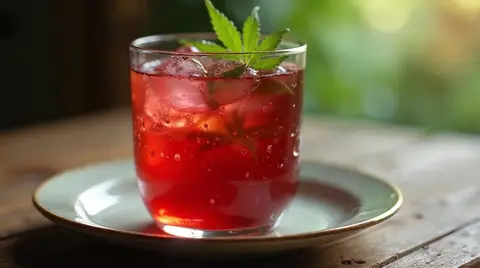 Cannabis Hibiscus Tea