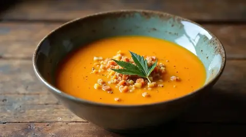 Cannabis Carrot Ginger Soup