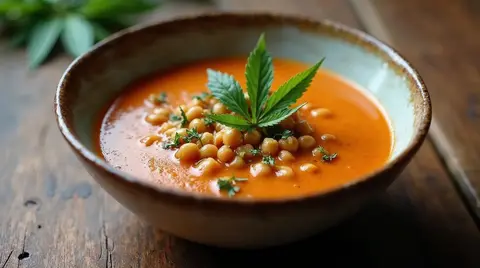 Cannabis Chickpea Soup
