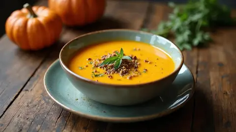 Cannabis Pumpkin Cream Soup
